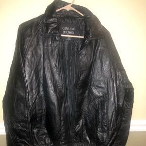 Navarre Leather Co mens bomber jacket